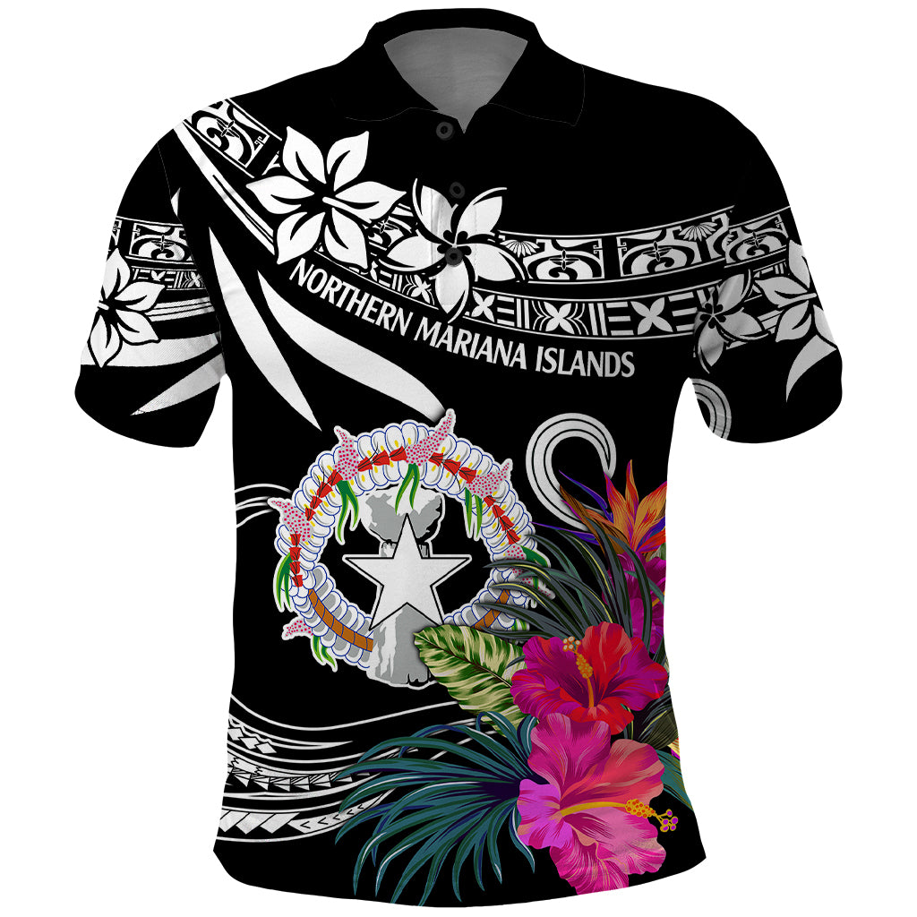 Northern Mariana Islands Polo Shirt Happy Independence Day LT9 White - Polynesian Pride