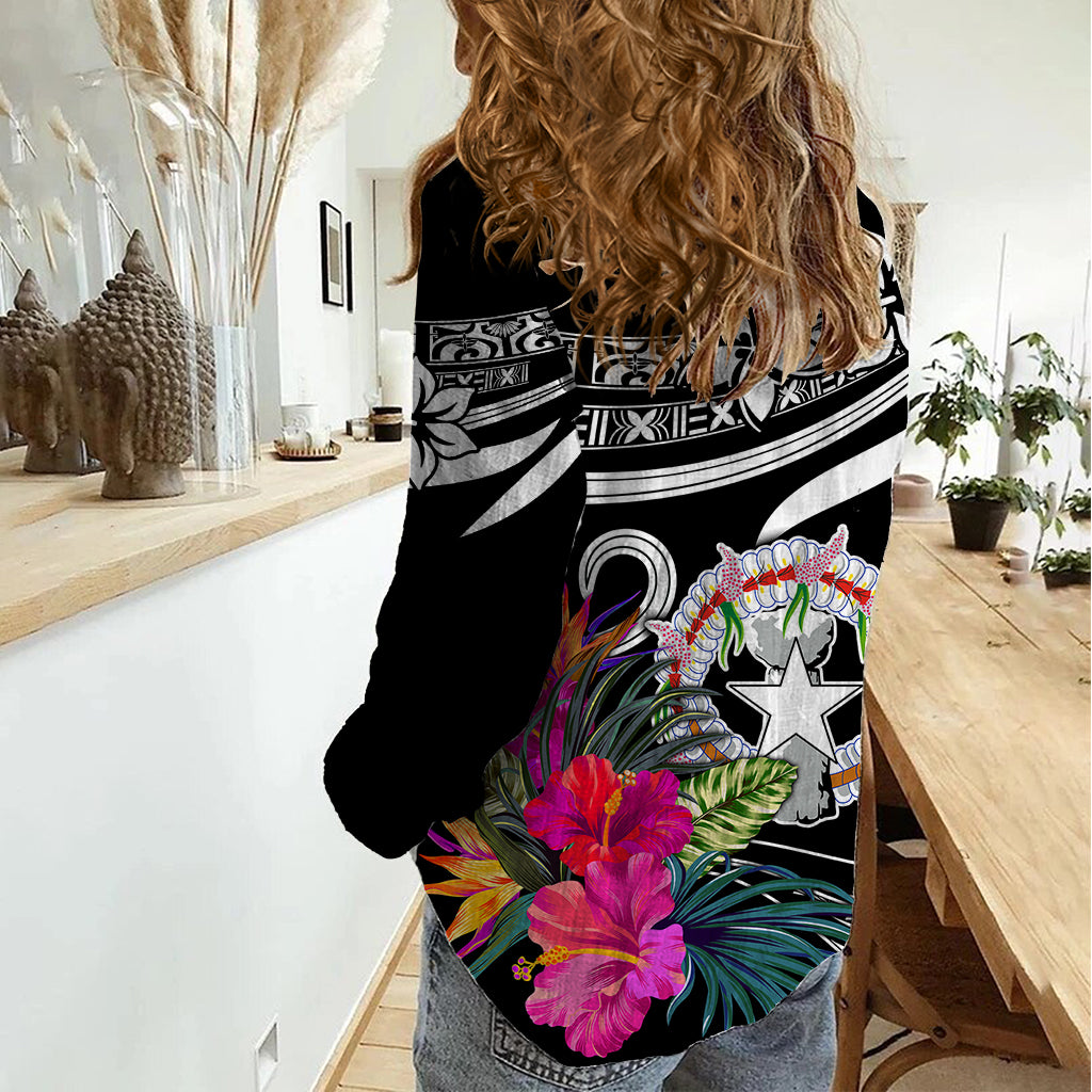 Northern Mariana Islands Women Casual Shirt Happy Independence Day LT9 - Polynesian Pride