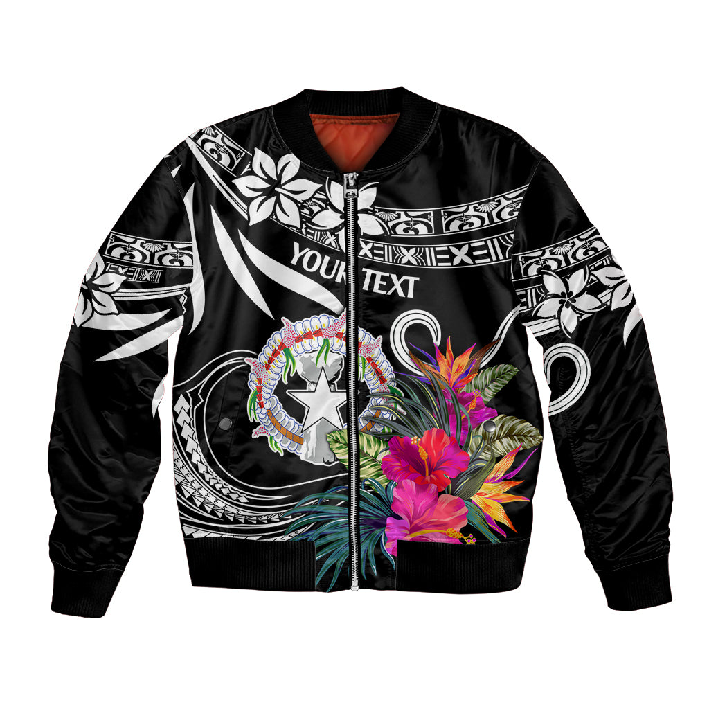 Custom Northern Mariana Islands Bomber Jacket Happy Independence Day LT9 Unisex White - Polynesian Pride