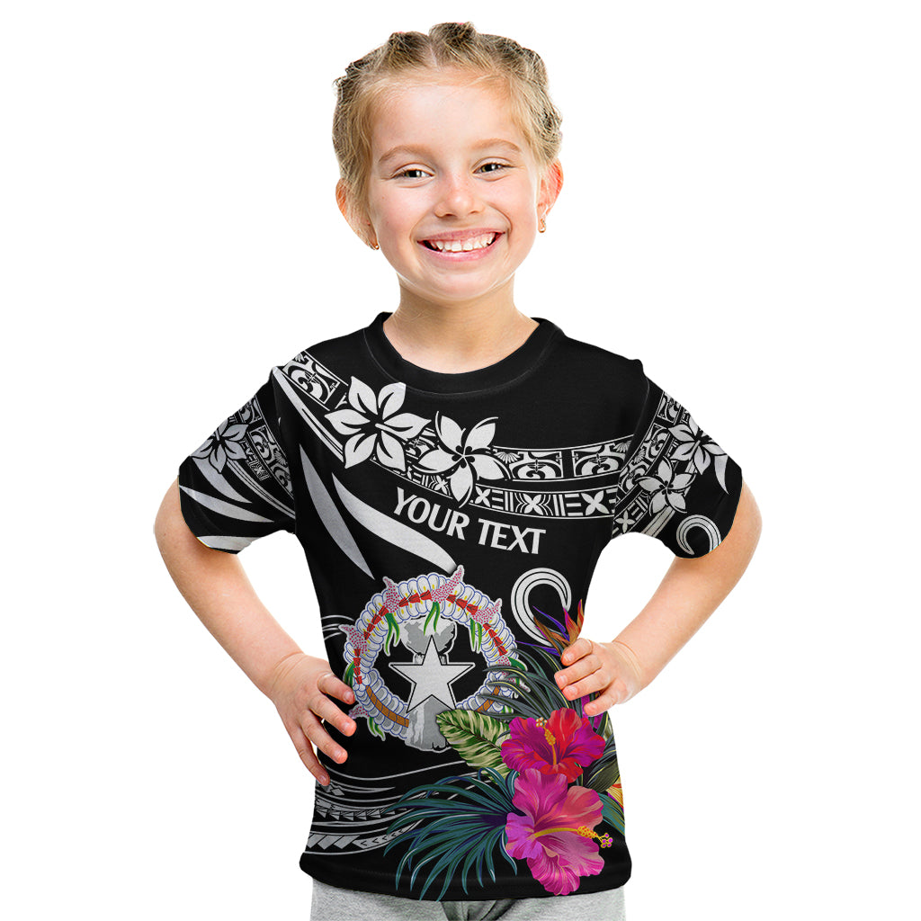 Custom Northern Mariana Islands Kid T Shirt Happy Independence Day LT9 White - Polynesian Pride
