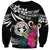 Custom Northern Mariana Islands Sweatshirt Happy Independence Day LT9 Unisex White - Polynesian Pride