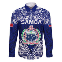Personalised Samoa Coat Of Arms Family Matching Puletasi and Hawaiian Shirt With Polynesian Pattern Version