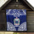 Personalised Samoa Coat Of Arms Quilt With Polynesian Pattern Version