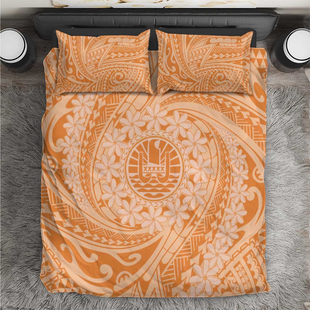 Tahitian Tiare Flower Bedding Set Gold Polynesian Pattern LT9 Gold - Polynesian Pride