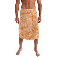 Tahitian Tiare Flower Lavalava Gold Polynesian Pattern