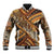 Hawaiian Style Tapa Baseball Jacket Vintage Seamless Pattern - Polynesian Pride