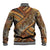 Hawaiian Style Tapa Baseball Jacket Vintage Seamless Pattern - Polynesian Pride