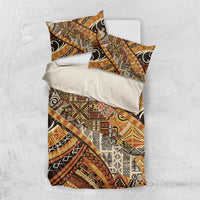 Hawaiian Style Tapa Bedding Set Vintage Seamless Pattern - Polynesian Pride