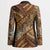 Hawaiian Style Tapa Blazer Vintage Seamless Pattern - Polynesian Pride