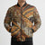 Hawaiian Style Tapa Bomber Puffer Jacket Vintage Seamless Pattern - Polynesian Pride