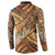 Hawaiian Style Tapa Button Sweatshirt Vintage Seamless Pattern - Polynesian Pride