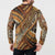 Hawaiian Style Tapa Button Sweatshirt Vintage Seamless Pattern - Polynesian Pride