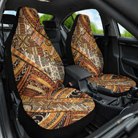 Hawaiian Style Tapa Car Seat Cover Vintage Seamless Pattern - Polynesian Pride