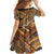 Hawaiian Style Tapa Family Matching Summer Maxi Dress and Hawaiian Shirt Vintage Seamless Pattern - Polynesian Pride
