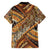 Hawaiian Style Tapa Family Matching Summer Maxi Dress and Hawaiian Shirt Vintage Seamless Pattern - Polynesian Pride