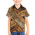 Hawaiian Style Tapa Family Matching Summer Maxi Dress and Hawaiian Shirt Vintage Seamless Pattern - Polynesian Pride