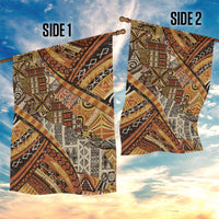 Hawaiian Style Tapa Garden Flag Vintage Seamless Pattern - Polynesian Pride