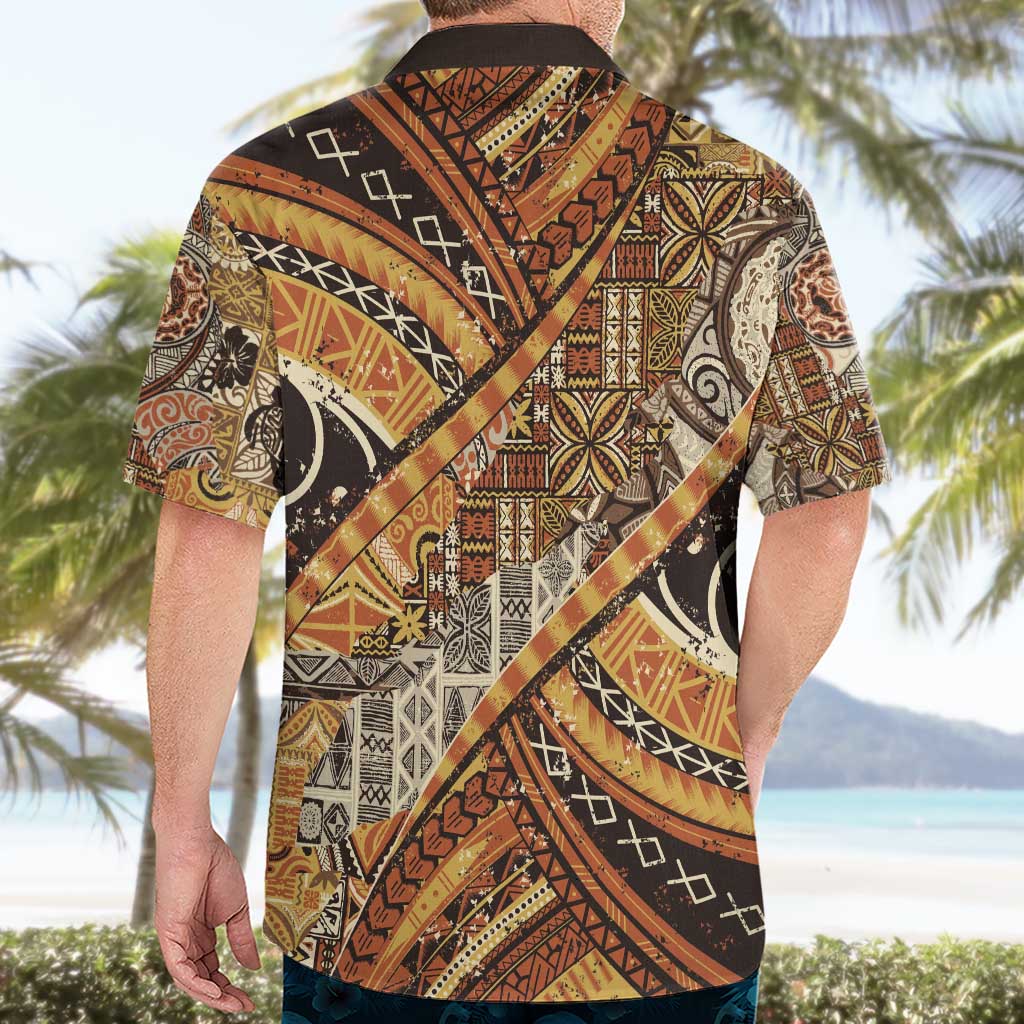 Hawaiian Style Tapa Hawaiian Shirt Vintage Seamless Pattern - Polynesian Pride