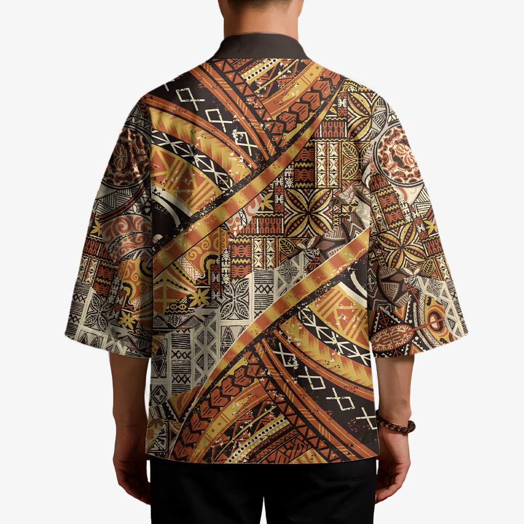 Hawaiian Style Tapa Kimono Vintage Seamless Pattern - Polynesian Pride