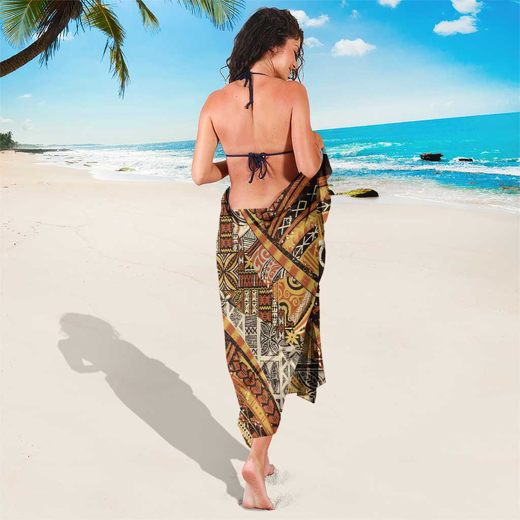 Hawaiian Style Tapa Sarong Vintage Seamless Pattern - Polynesian Pride
