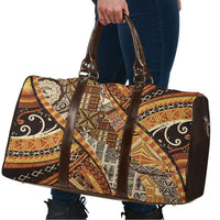 Hawaiian Style Tapa Travel Bag Vintage Seamless Pattern - Polynesian Pride