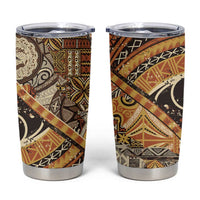 Hawaiian Style Tapa Tumbler Cup Vintage Seamless Pattern - Polynesian Pride