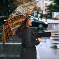 Hawaiian Style Tapa Umbrella Vintage Seamless Pattern - Polynesian Pride