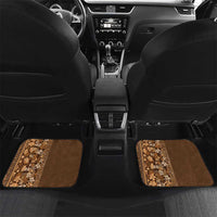 Hawaiian Tribal Elements Hibiscus Car Mats Gold Pattern - Polynesian Pride