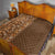 Hawaiian Tribal Elements Hibiscus Quilt Gold Pattern - Polynesian Pride