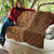 Hawaiian Tribal Elements Hibiscus Quilt Gold Pattern - Polynesian Pride