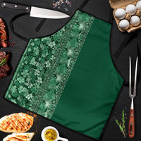 Hawaiian Tribal Elements Hibiscus Apron Green Pattern LT9 Green - Polynesian Pride