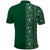 Hawaiian Tribal Elements Hibiscus Polo Shirt Green Pattern - Polynesian Pride