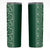 Hawaiian Tribal Elements Hibiscus Skinny Tumbler Green Pattern - Polynesian Pride