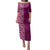 Hawaiian Tribal Elements Hibiscus Family Matching Puletasi and Hawaiian Shirt Pink Pattern - Polynesian Pride