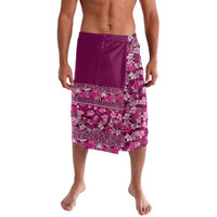Hawaiian Tribal Elements Hibiscus Lavalava Pink Pattern - Polynesian Pride