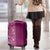 Hawaiian Tribal Elements Hibiscus Luggage Cover Pink Pattern - Polynesian Pride