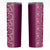 Hawaiian Tribal Elements Hibiscus Skinny Tumbler Pink Pattern - Polynesian Pride