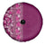 Hawaiian Tribal Elements Hibiscus Spare Tire Cover Pink Pattern - Polynesian Pride
