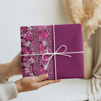 Hawaiian Tribal Elements Hibiscus Wrapping Paper Pink Pattern - Polynesian Pride