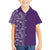 Hawaiian Tribal Elements Hibiscus Kid Hawaiian Shirt Purple Pattern - Polynesian Pride