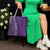 Hawaiian Tribal Elements Hibiscus Tote Bag Purple Pattern - Polynesian Pride