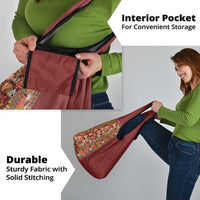 Hawaiian Tribal Elements Hibiscus Grocery Bag Red Pattern - Polynesian Pride