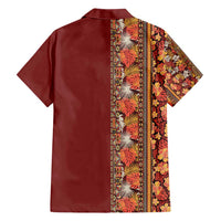 Hawaiian Tribal Elements Hibiscus Hawaiian Shirt Red Pattern - Polynesian Pride
