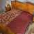 Hawaiian Tribal Elements Hibiscus Quilt Red Pattern - Polynesian Pride