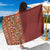 Hawaiian Tribal Elements Hibiscus Sarong Red Pattern - Polynesian Pride