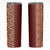 Hawaiian Tribal Elements Hibiscus Skinny Tumbler Red Pattern - Polynesian Pride