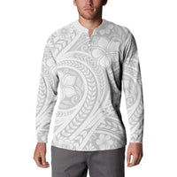Lotu Tamaiti Samoan Polynesian Tribal Button Sweatshirt - Polynesian Pride