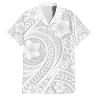Lotu Tamaiti Samoan Polynesian Tribal Family Matching Off The Shoulder Long Sleeve Dress and Hawaiian Shirt - Polynesian Pride
