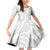 Lotu Tamaiti Samoan Polynesian Tribal Family Matching Off Shoulder Short Dress and Hawaiian Shirt - Polynesian Pride