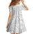 Lotu Tamaiti Samoan Polynesian Tribal Family Matching Off Shoulder Short Dress and Hawaiian Shirt - Polynesian Pride